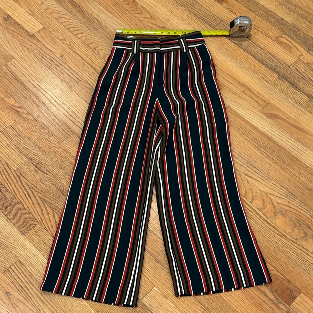 Express Striped Knit Pants with Earthy Tones Size: XS B185 - Picture 6 of 9